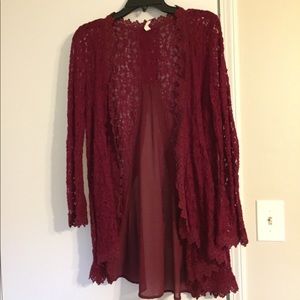 Maternity Lace Cardigan